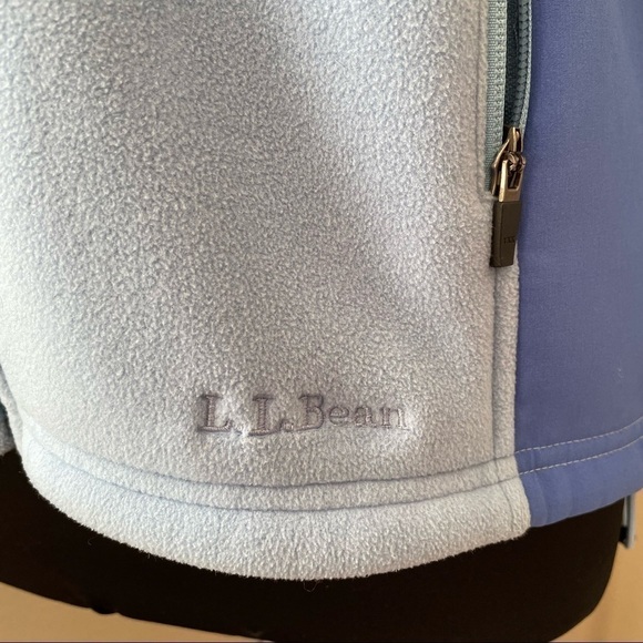 L.L.Bean Full Zip Fleece Jacket Blue Size S - Picture 6 of 16